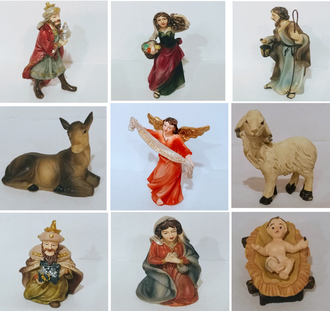Replacement Figurine for 4 inch Nativity Set  (Single Figurine)