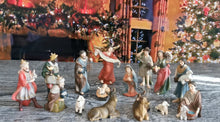 15-Piece Nativity Set. Hand-painted Nativity Scene by Faithful Treasure (4" tall)